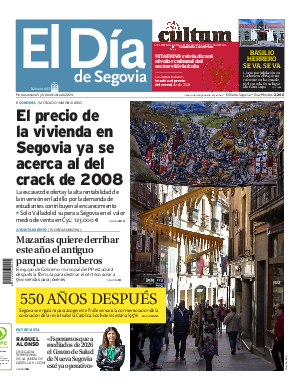 Portada El Día de Segovia