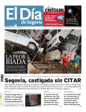 Portada El Día de Segovia