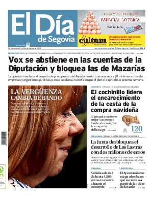 Portada El Día de Segovia