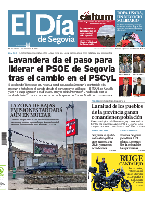 Portada El Día de Segovia