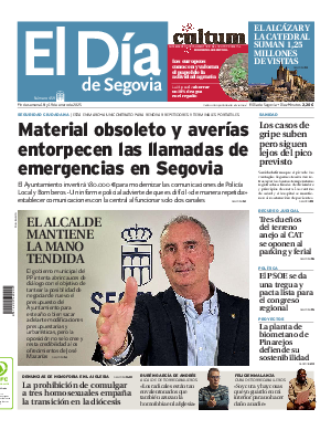 Portada El Día de Segovia