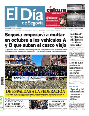 Portada El Día de Segovia