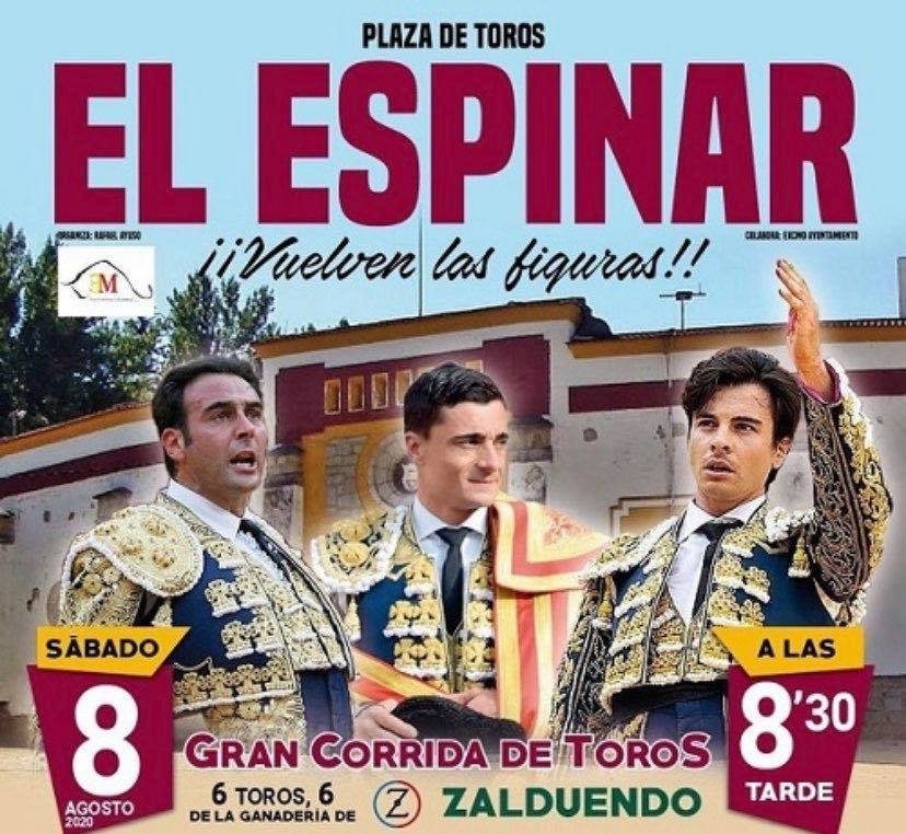 Enrique Ponce no estará en la corrida de toros de El Espinar