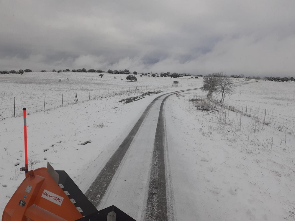 Diputación reparte unas 200 toneladas de sal en carreteras