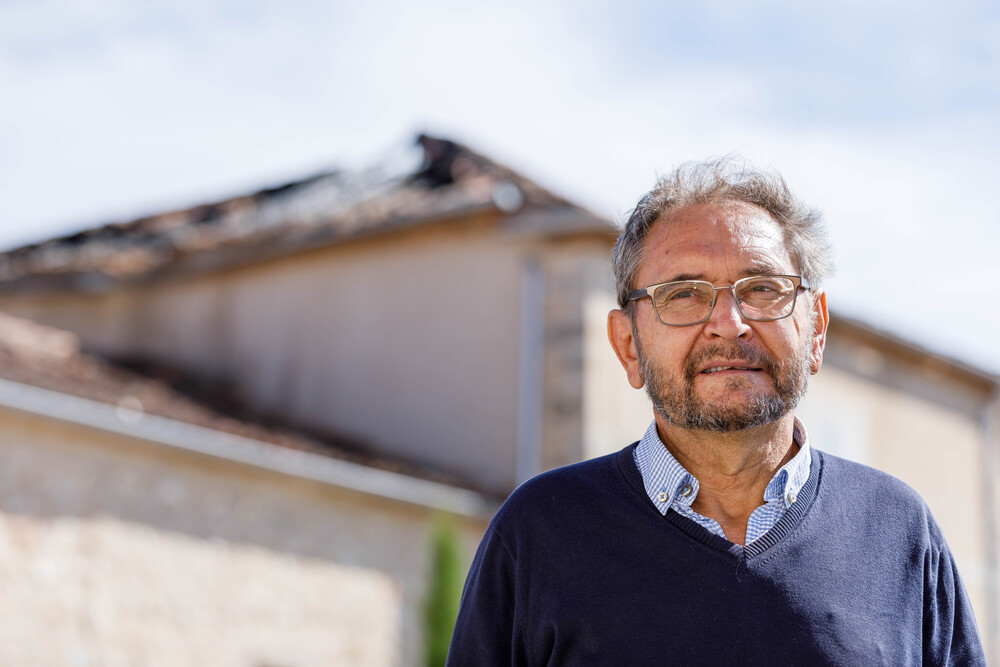 El miembro de la asociación cultural El Corralón de Otones de Benjumea, Juan Francisco Cerezo.  / @NACHO VALVERDE