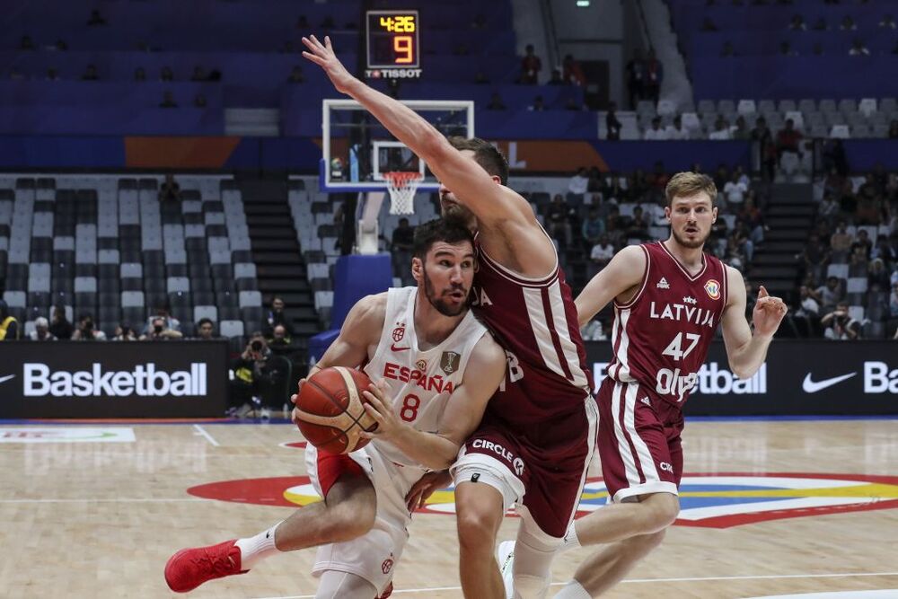 FIBA Basketball World Cup 2023 - Spain vs Latvia  / BAGUS INDAHONO