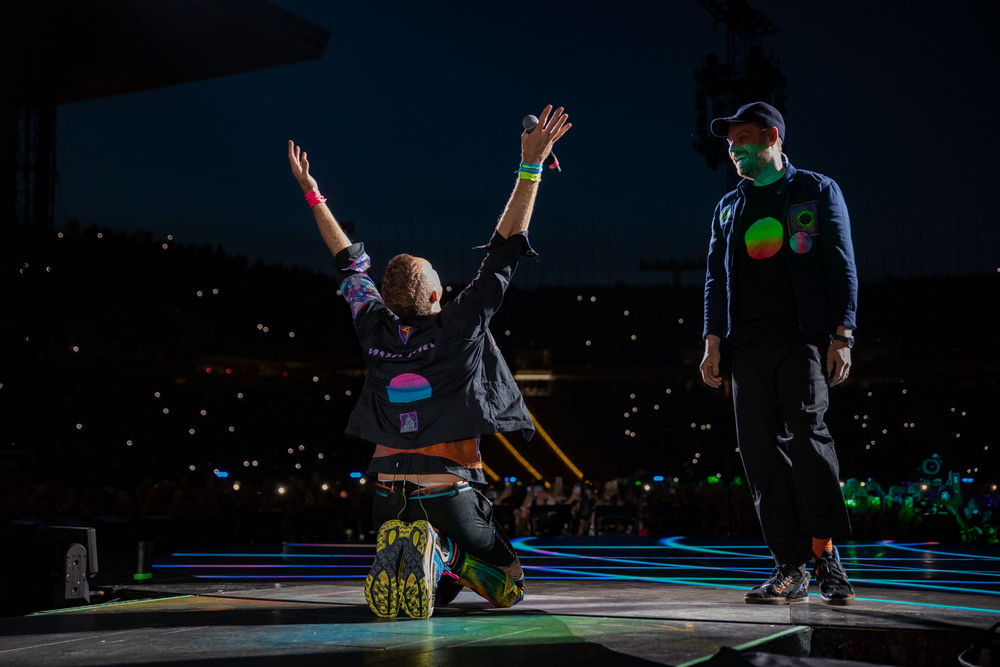 Coldplay comienza su gira de conciertos en Barcelona  / KIKE RINCÓN