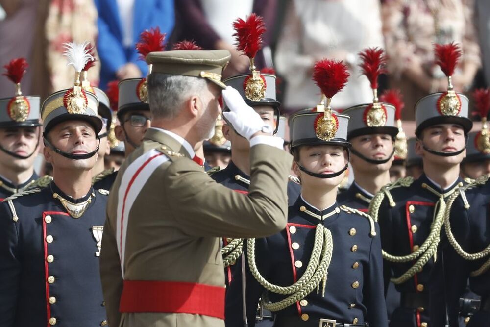 La Princesa Leonor jura bandera en Zaragoza