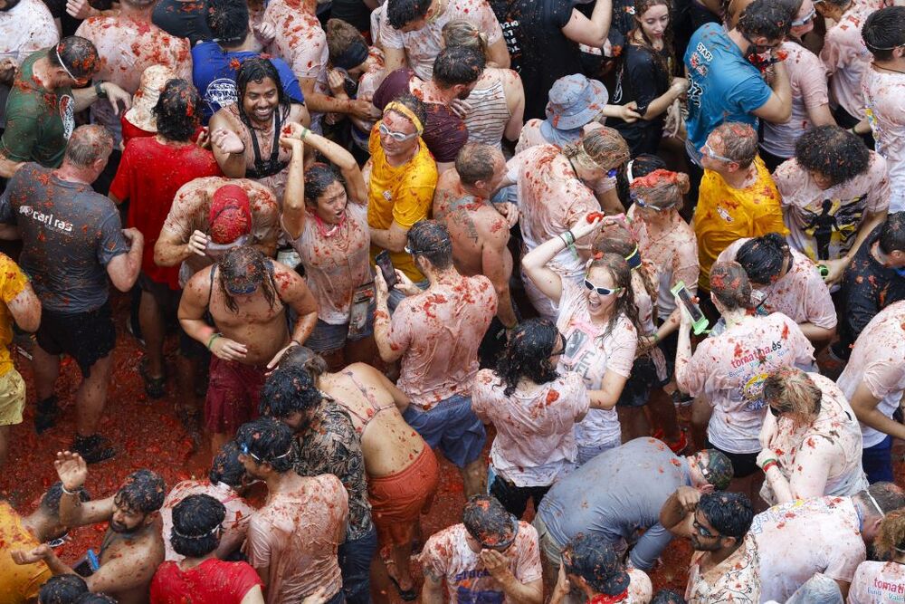 Tomatina de Buñol  / MIGUEL ANGEL POLO