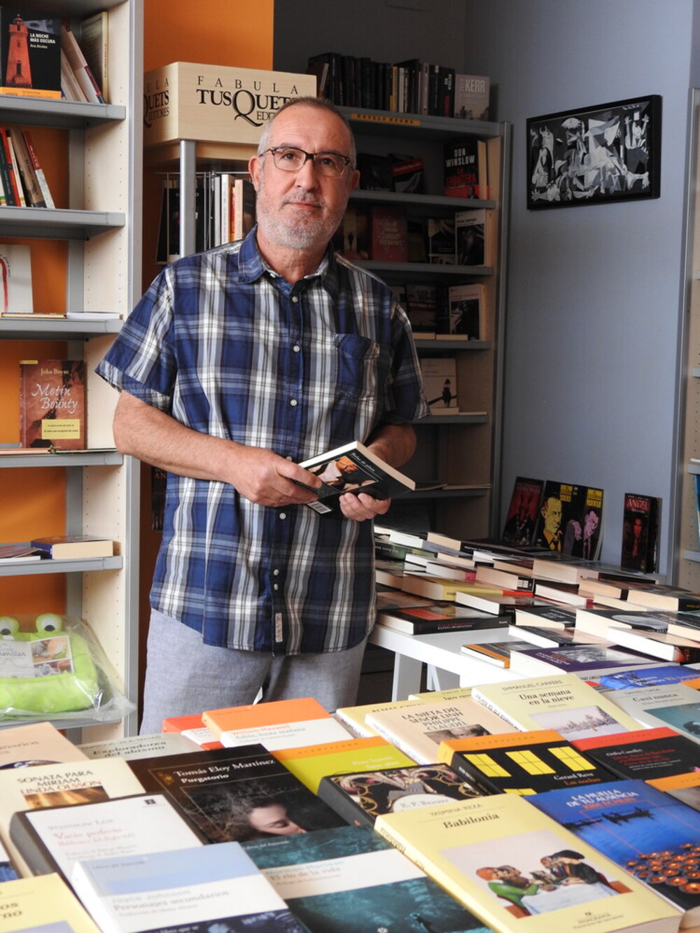 Gonzalo Ruiz y Miguel Ángel Jiménez, de las librerías Gorudi y Silver