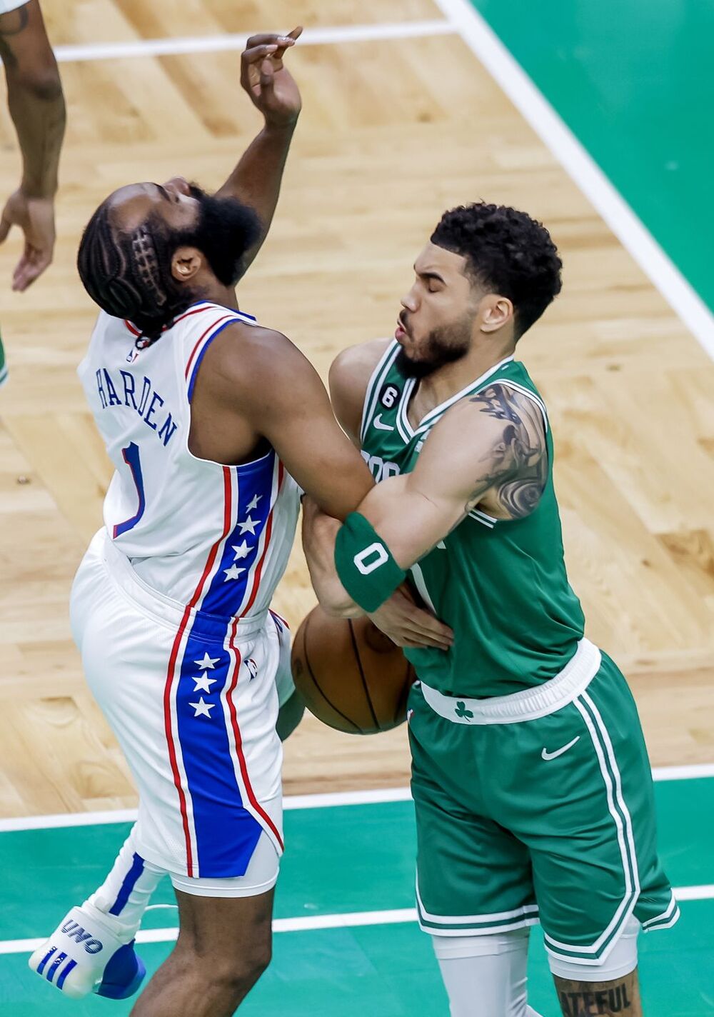 NBA Playoffs - Philadelphia 76ers at Boston Celtics  / CJ GUNTHER