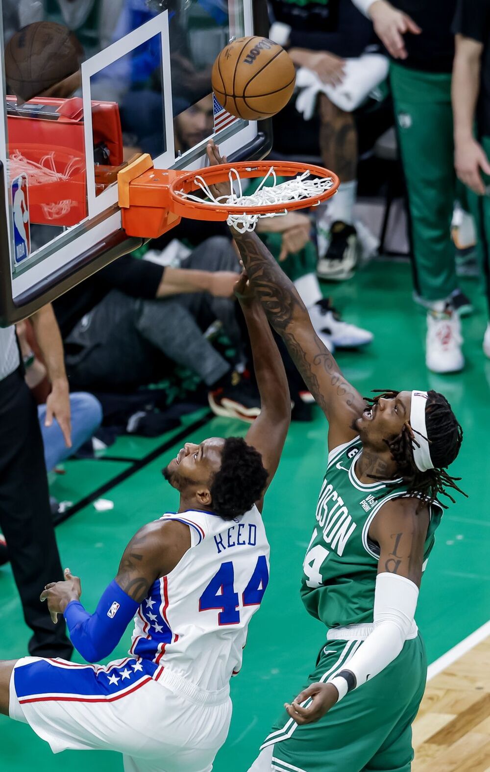 NBA Playoffs - Philadelphia 76ers at Boston Celtics  / CJ GUNTHER