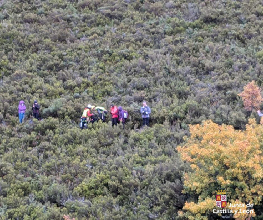 Rescatan a una mujer de 67 años en la Sierra de Ayllón