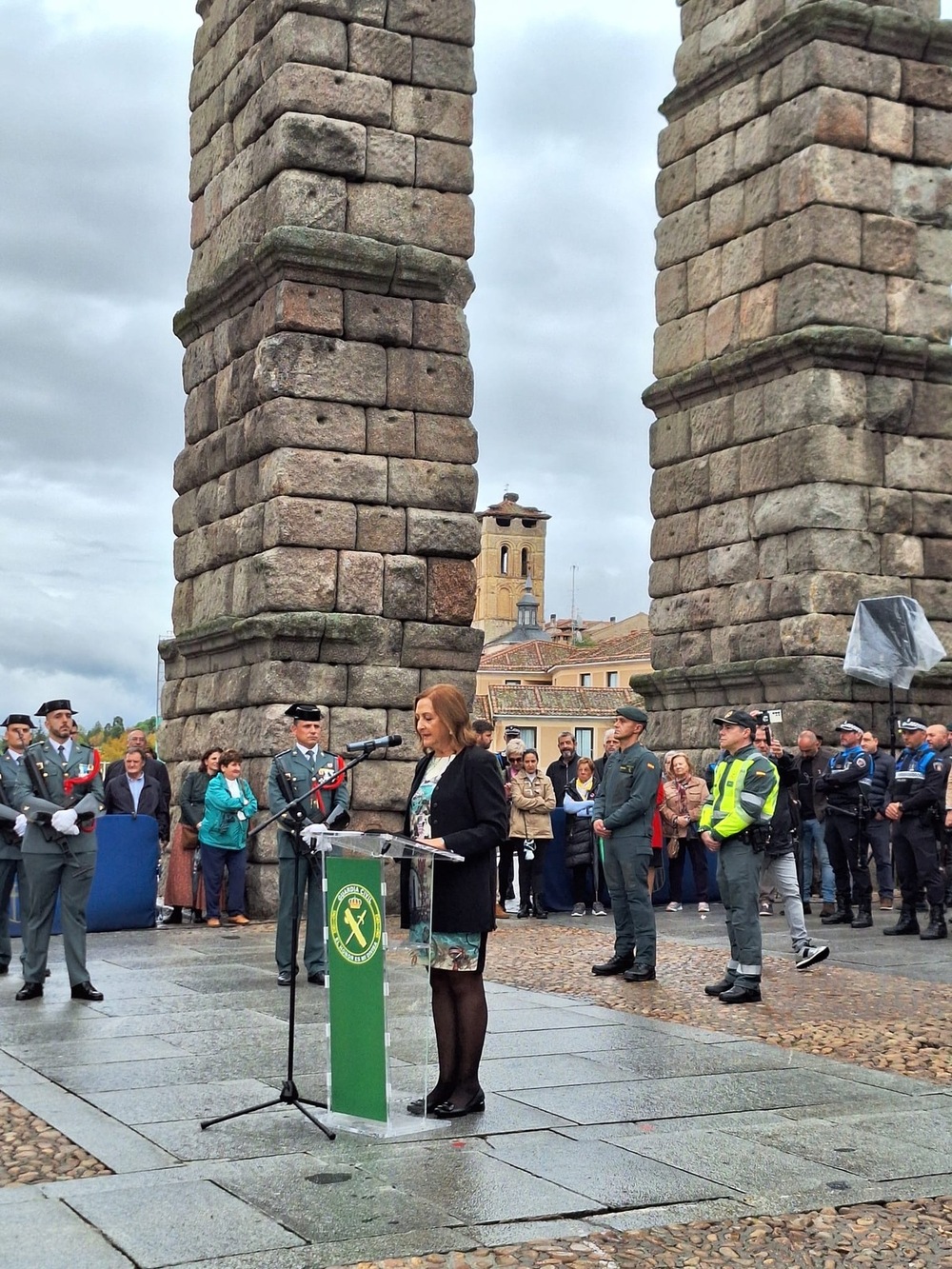 La Guardia Civil celebra su día bajo la lluvia