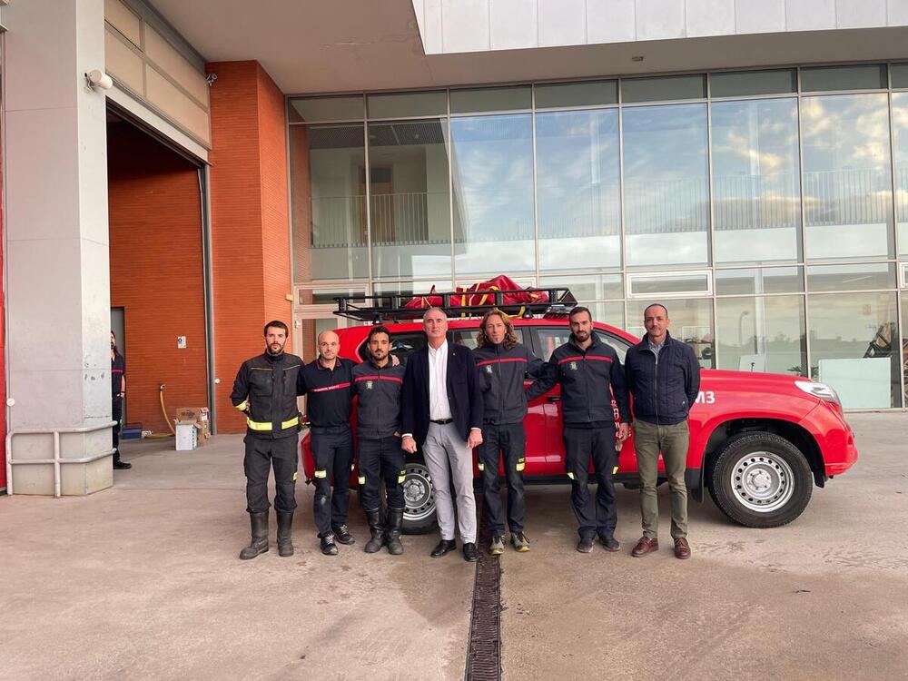 Los bomberos de Segovia ya trabajan en Valencia