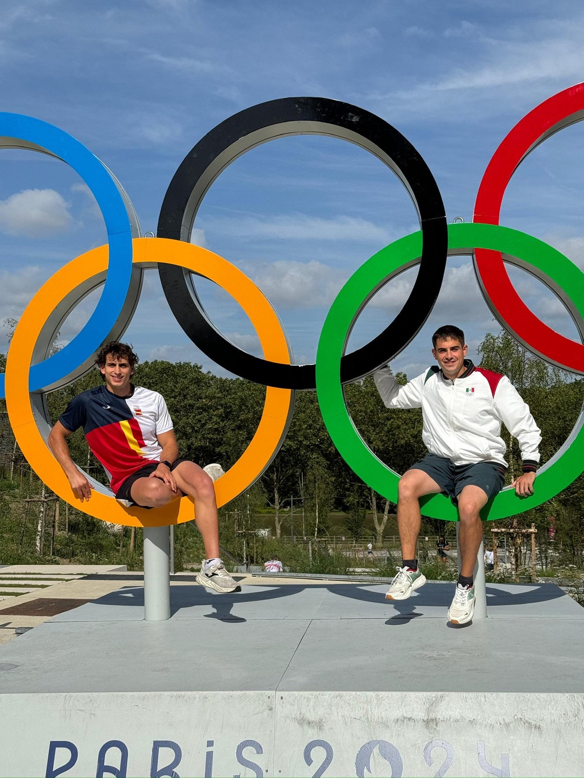 Los hermanos David y Sergio Llorente.