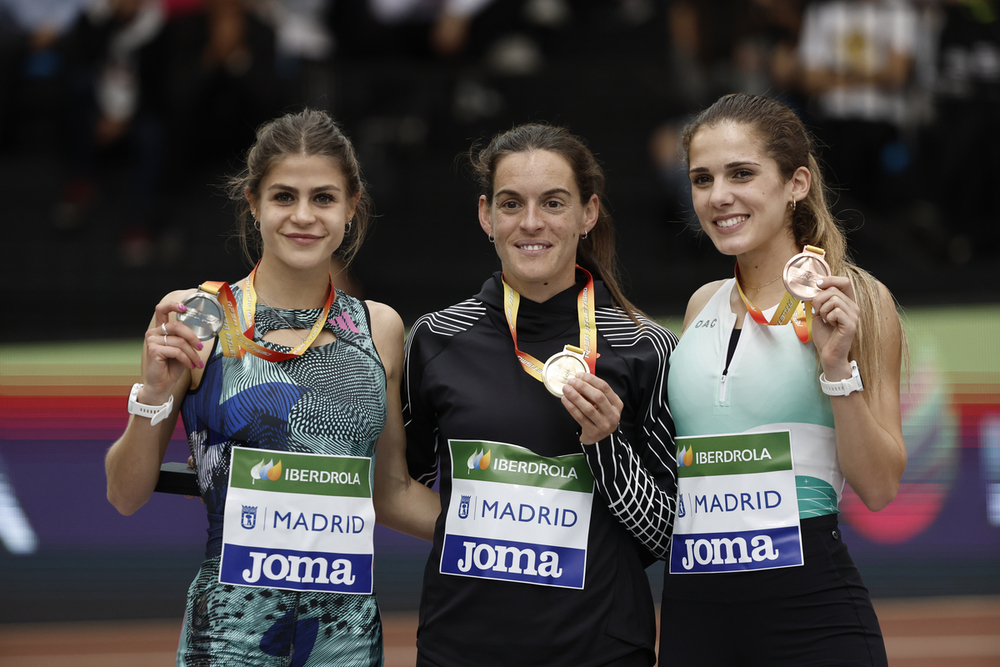 Tras proclamarse subcampeona de España de 1.500 en pista cubierta en febrero.