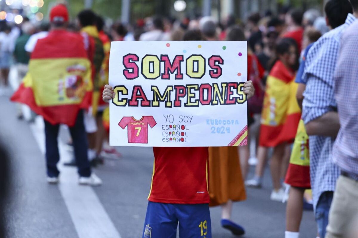 Celebration of Spain Team in Madrid as Euro 24 Champions  / AFP7 VÍA EUROPA PRESS