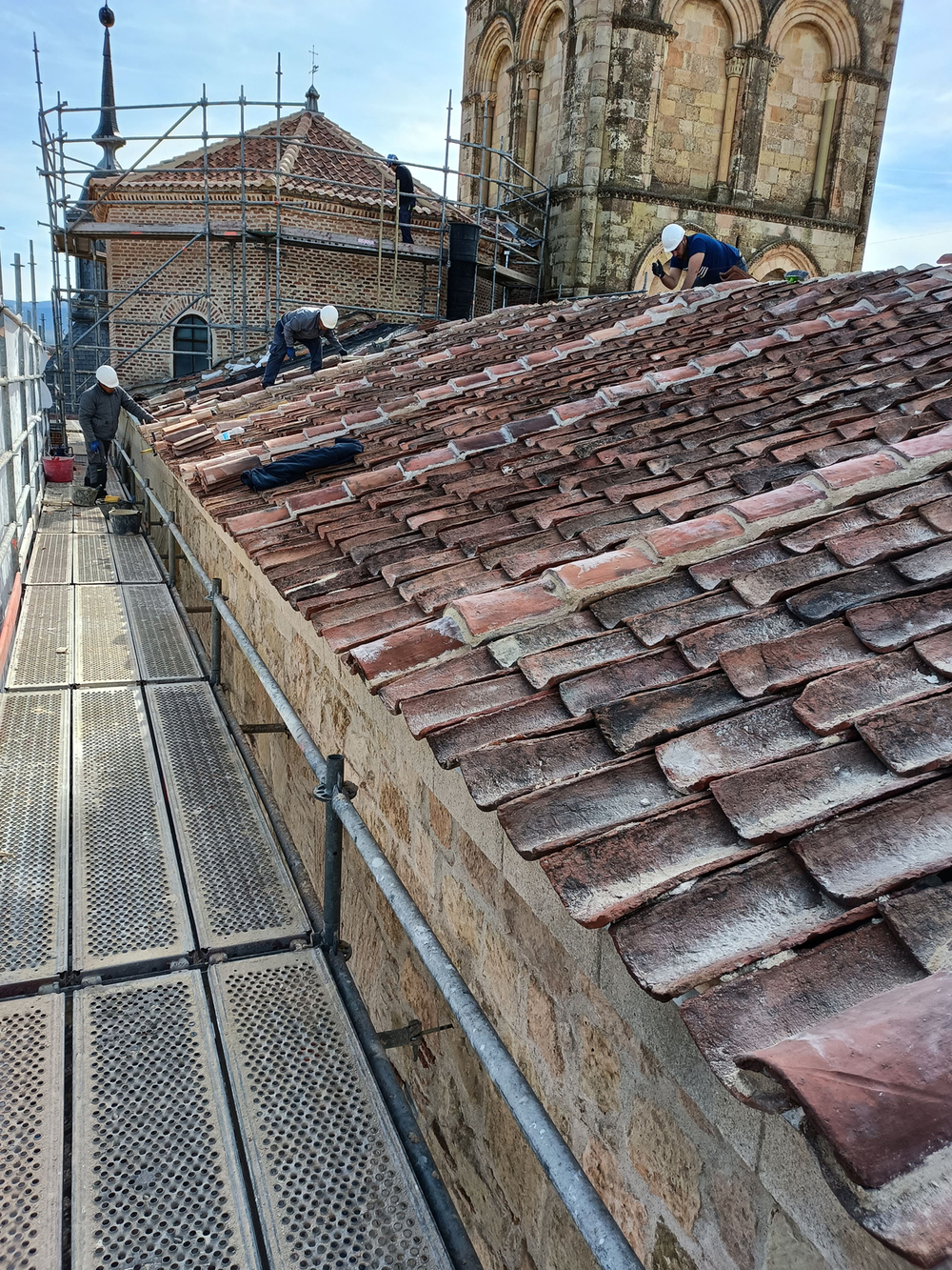 Obras en la iglesia de San Esteban