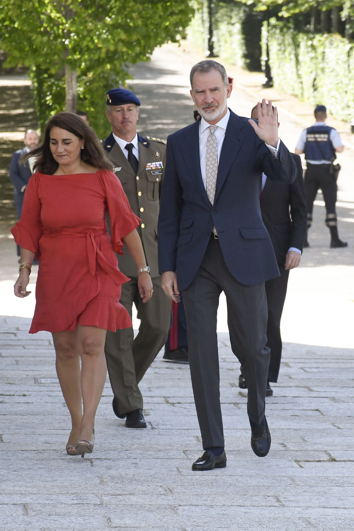 Felipe VI preside la reunión del patronato del Real Instituto Elcano  / PABLO MARTÍN /EFE