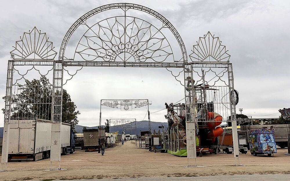 El recinto ferial se ha ubicado nuevamente este año en el barrio de La Albuera. 