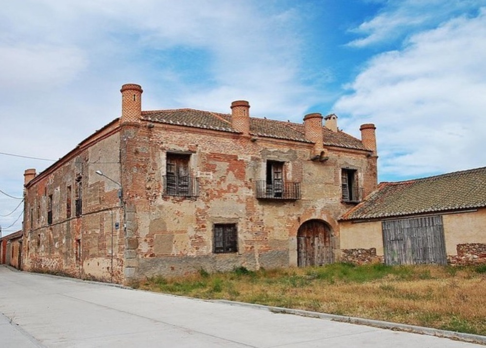 Palacio de Paradinas, antes del comienzo de las obras.