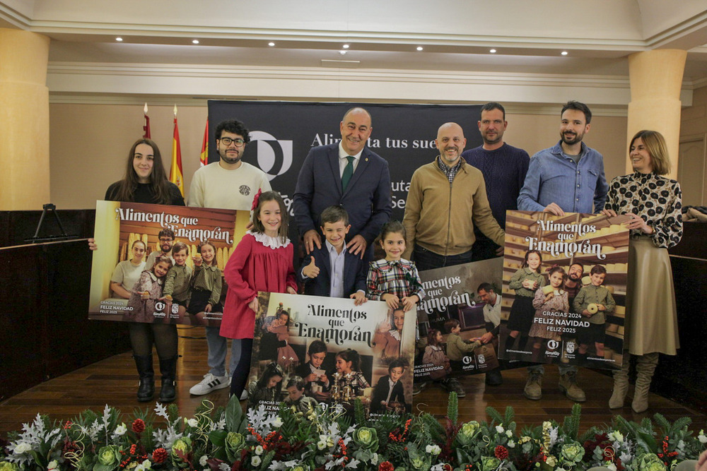 Presentación de la campaña 'Alimentos que enamoran', este lunes.