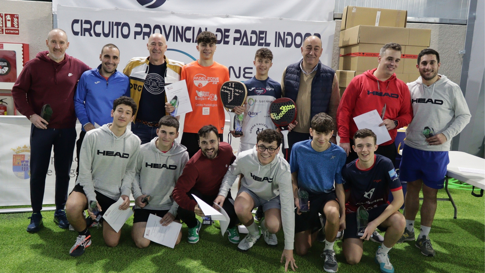 Los ganadores de la primera jornada del Circuito de Pádel