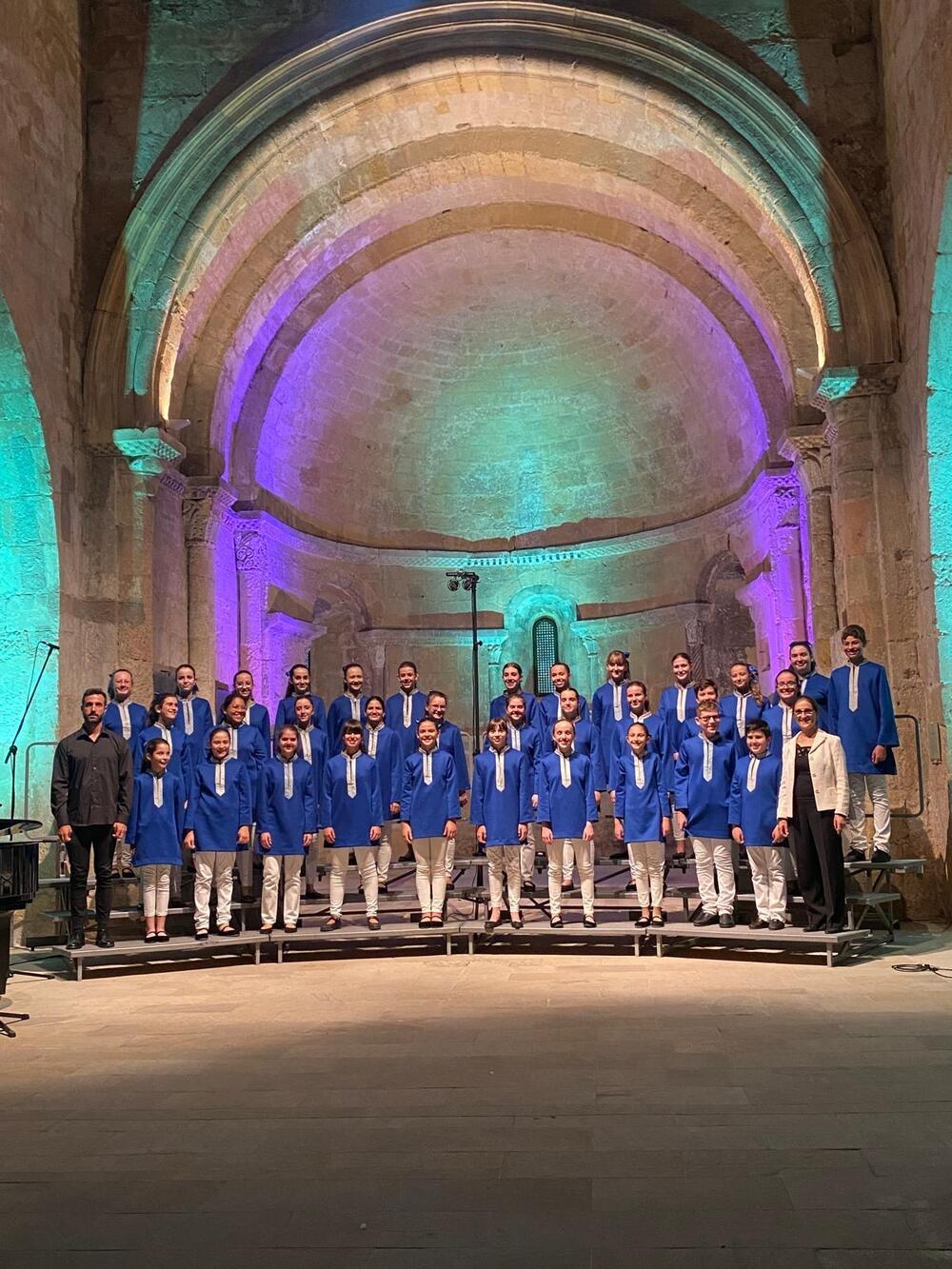 La Escolanía de Segovia en un concierto reciente. 