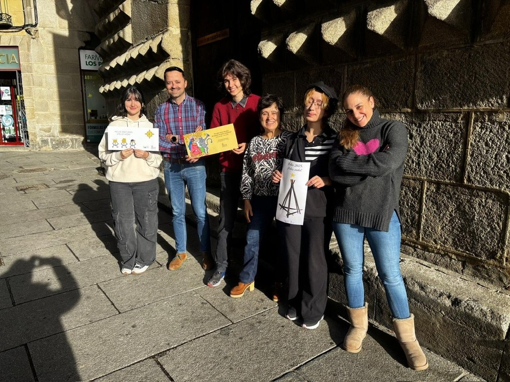 Los picos de la Escuela de Arte, presentes en su felicitación