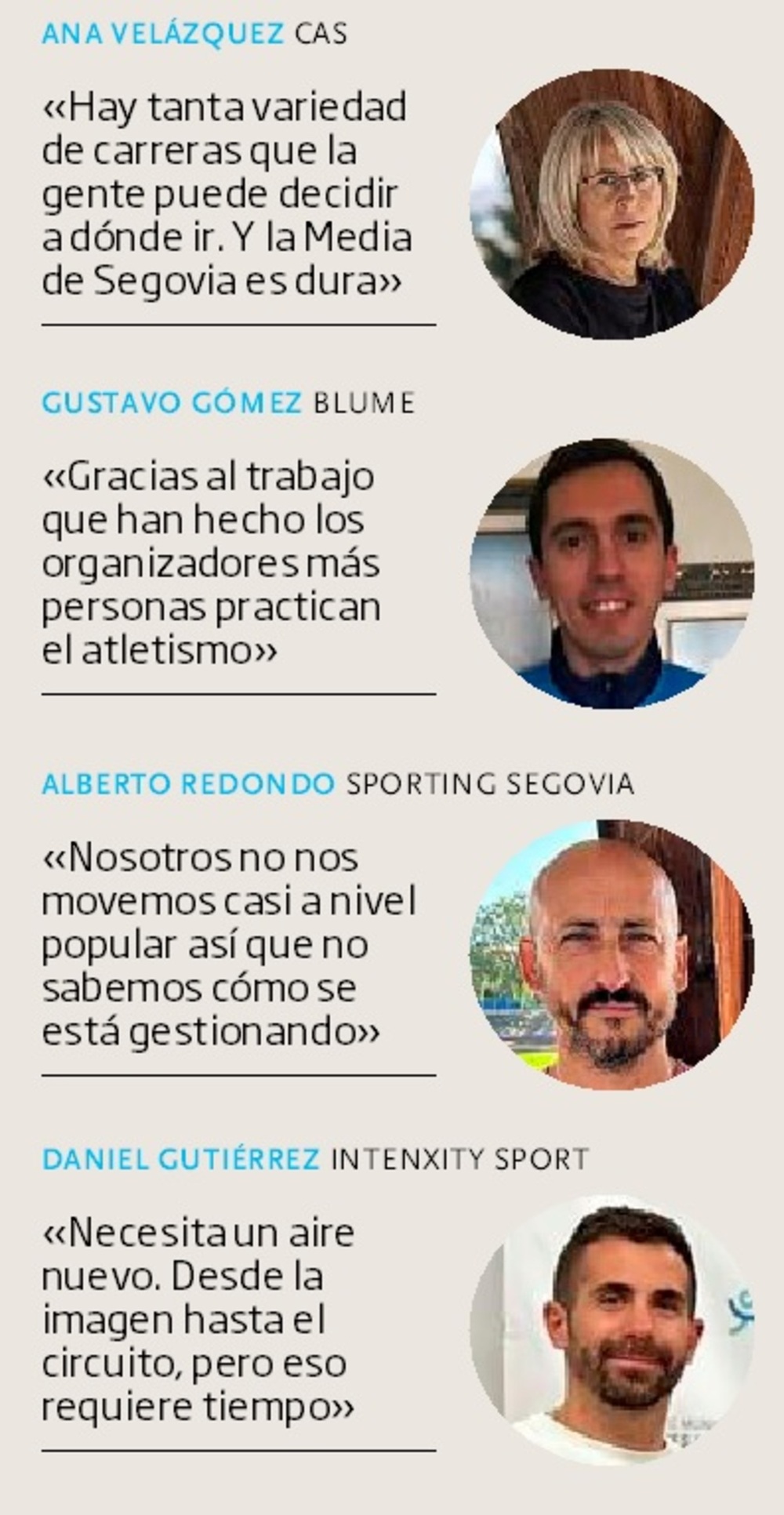 Así ve el atletismo segoviano el futuro de la Media Maratón