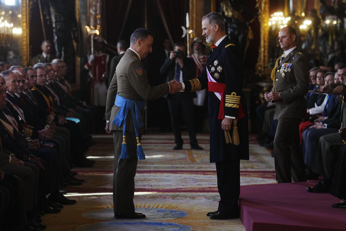 Pascua Militar en el Palacio Real en Madrid  / BORJA SANCHEZ TRILLO