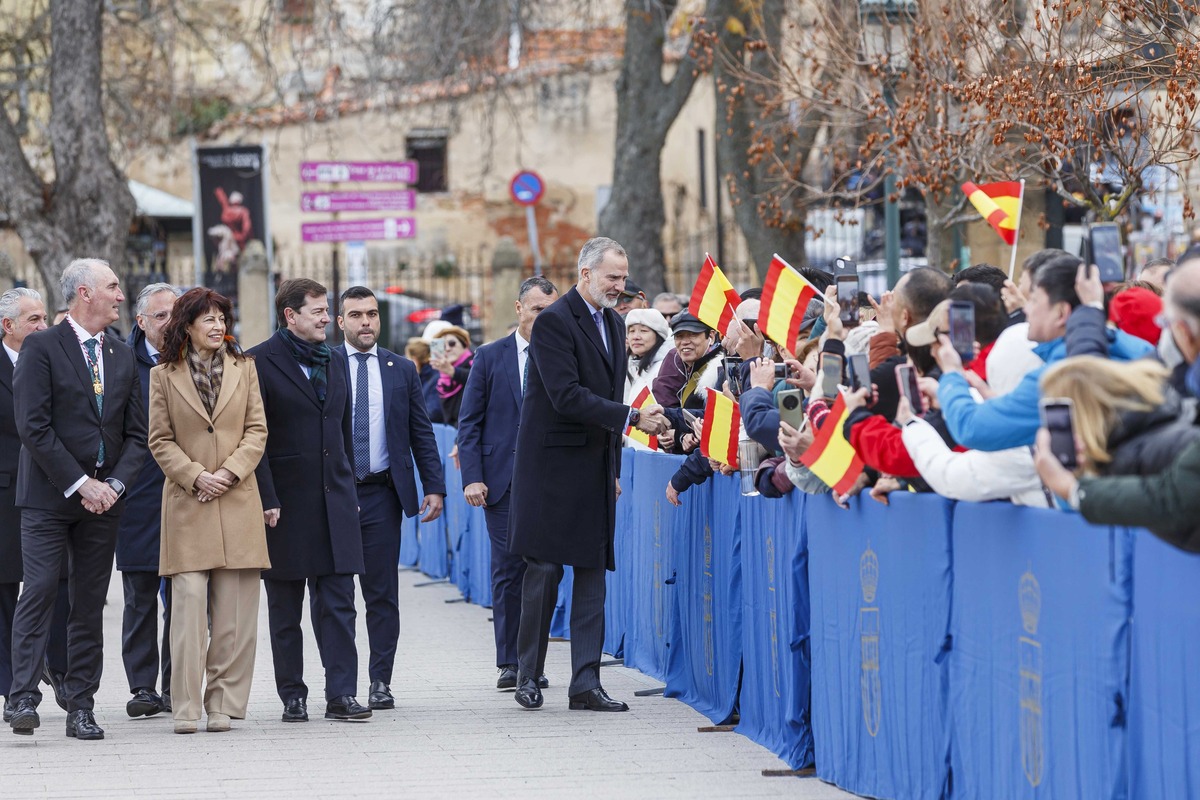 El Rey Felipe preside las jornadas de la proclamación de Isabel I de Castilla, 