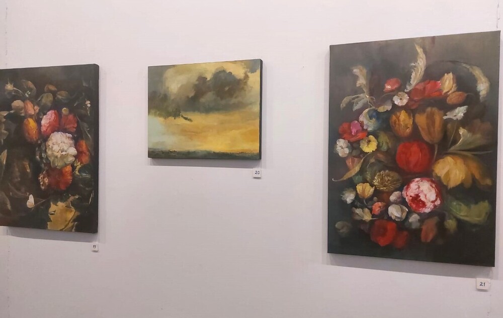 Exposición 'Memoria de la Pintura' de Ernesto Acinas, en la Casa de la Lectura. 