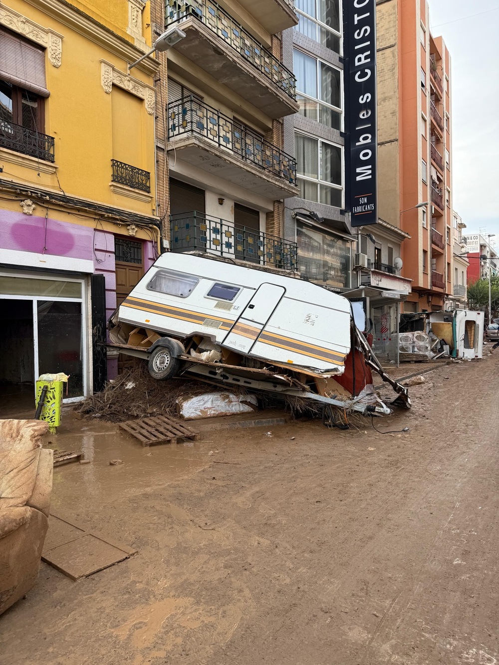 Segovianos en la zona de la DANA: “Lo que hay es horrible”