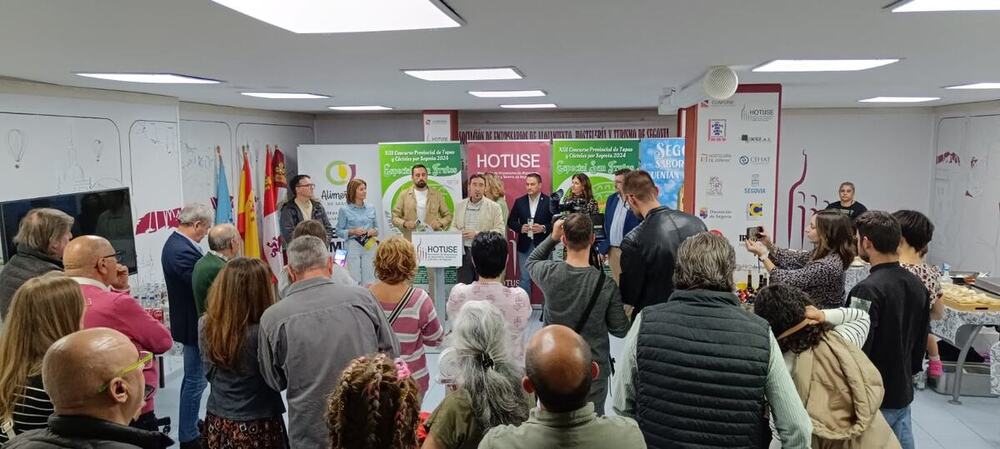 Presentación del Concurso Provincial de Tapas Especial San Frutos la tarde-noche del martes. 