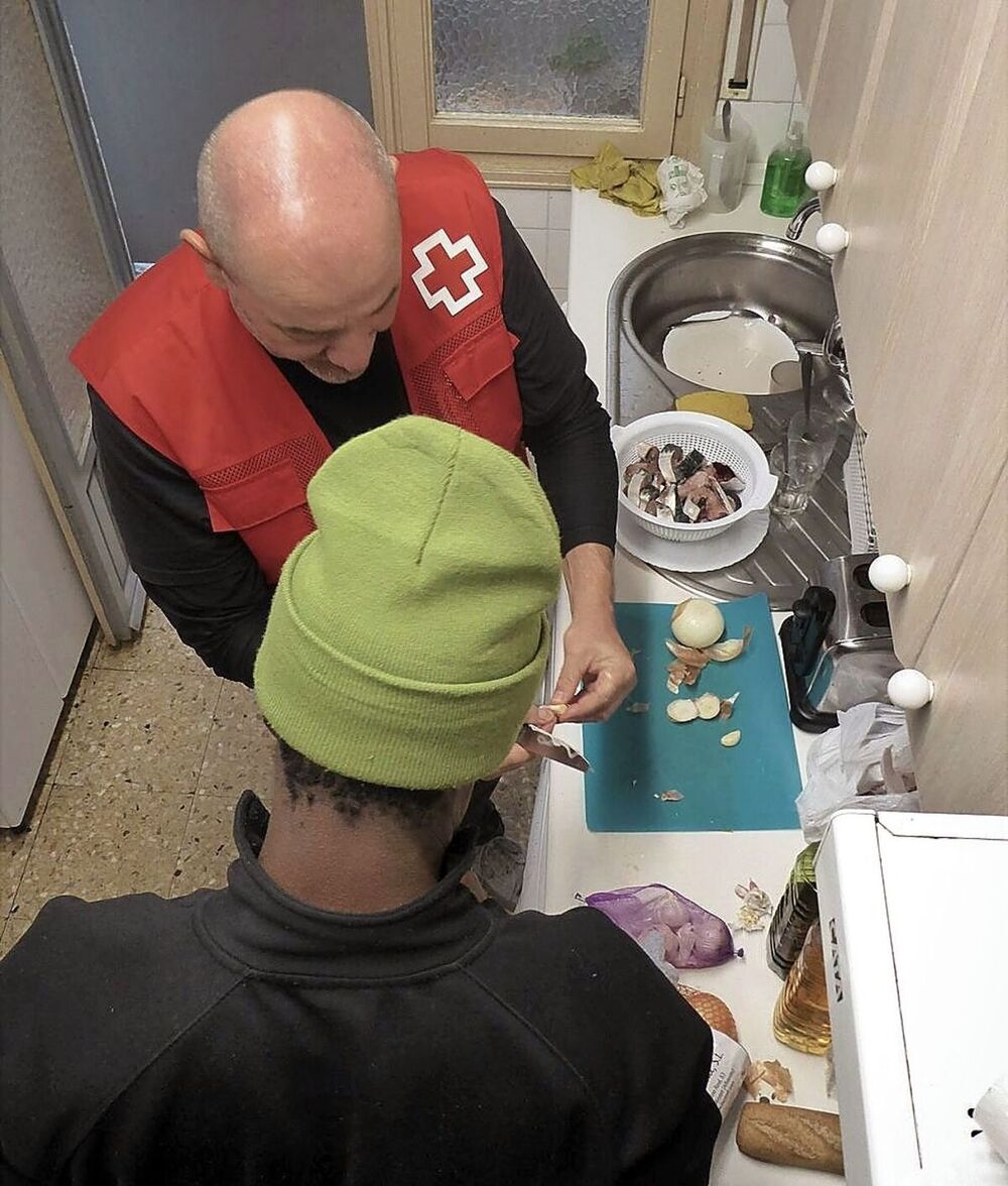 Taller de cocina para solicitantes de protección internacional en la provincia. 