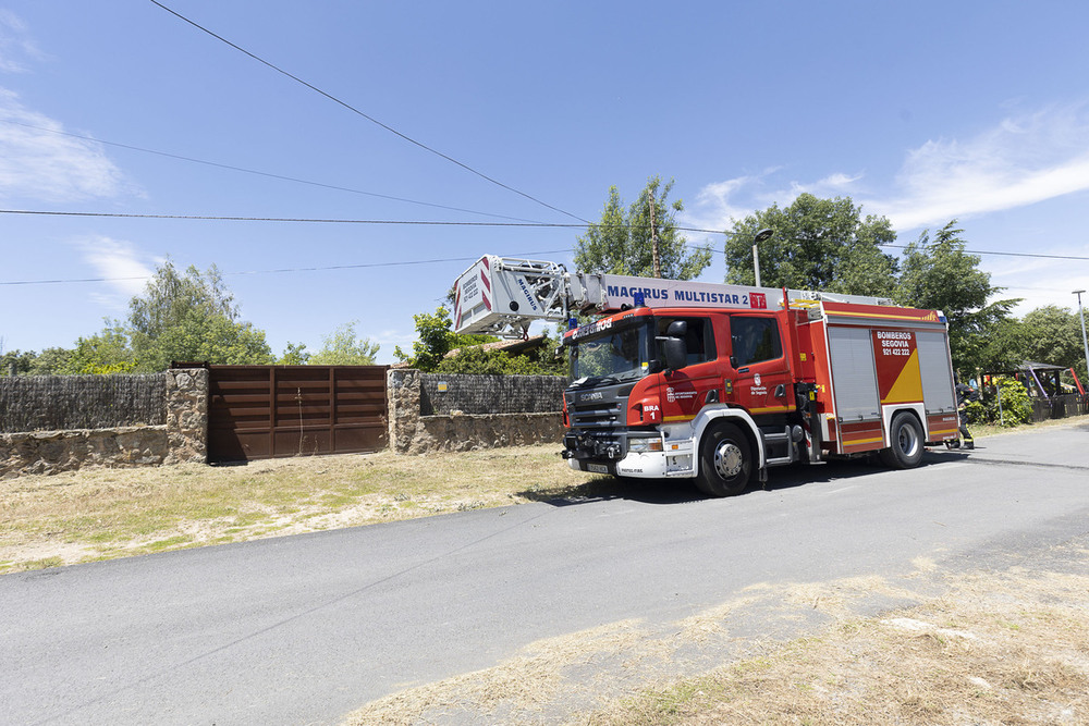 Un herido tras una explosión en una casa en Navas de Riofrío