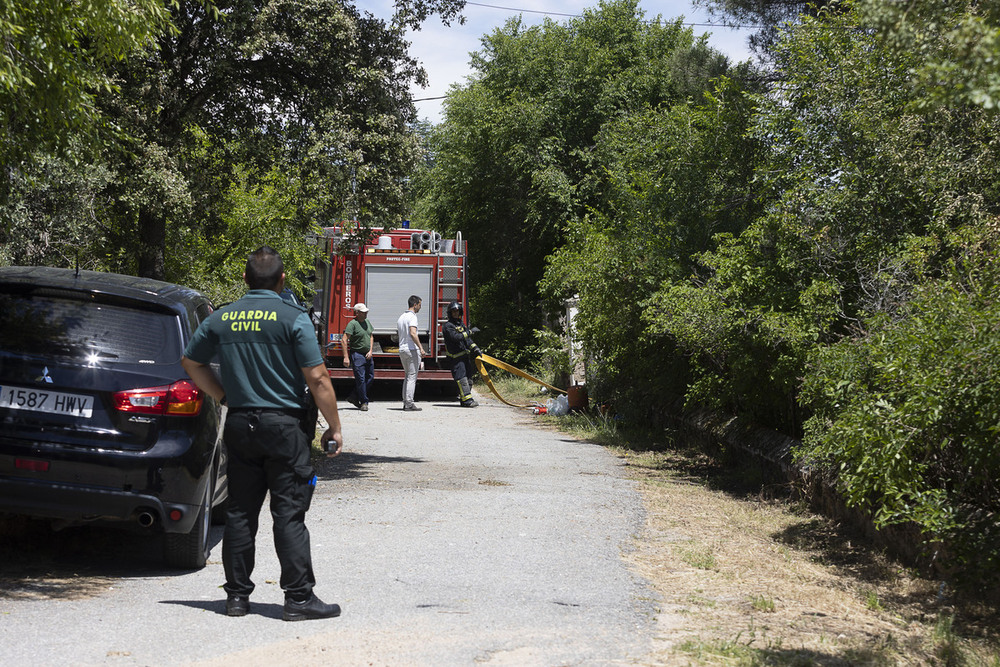 Un herido tras una explosión en una casa en Navas de Riofrío