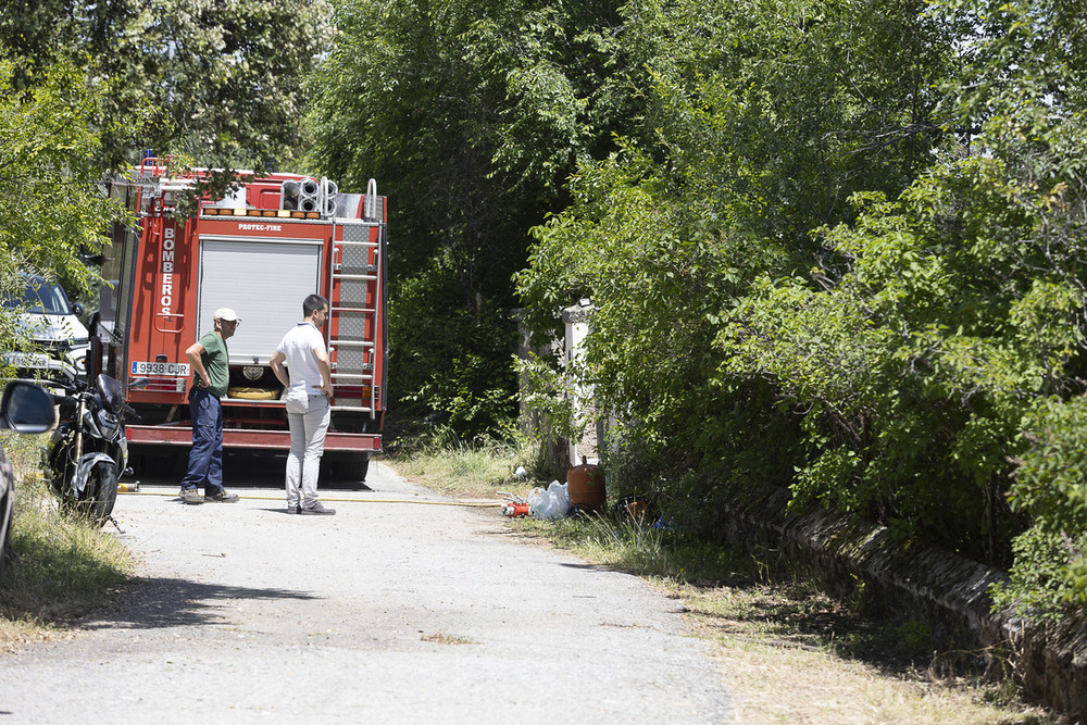 Un herido tras una explosión en una casa en Navas de Riofrío