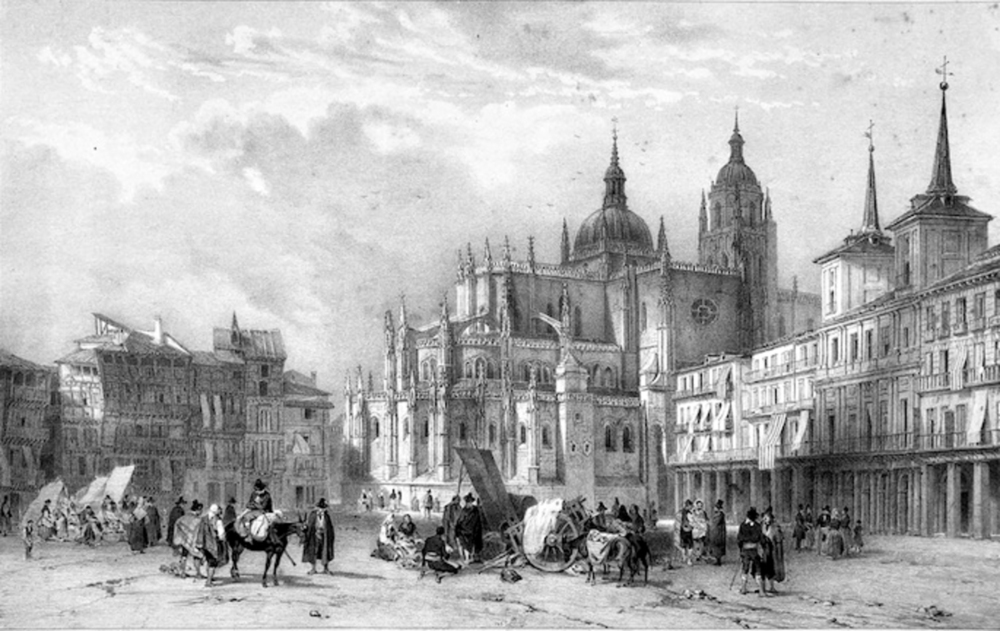 Segovia, plaza de la Constitución.