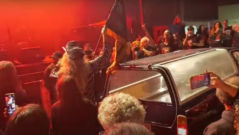 Captura de imagen del video de la entrada en el festival.