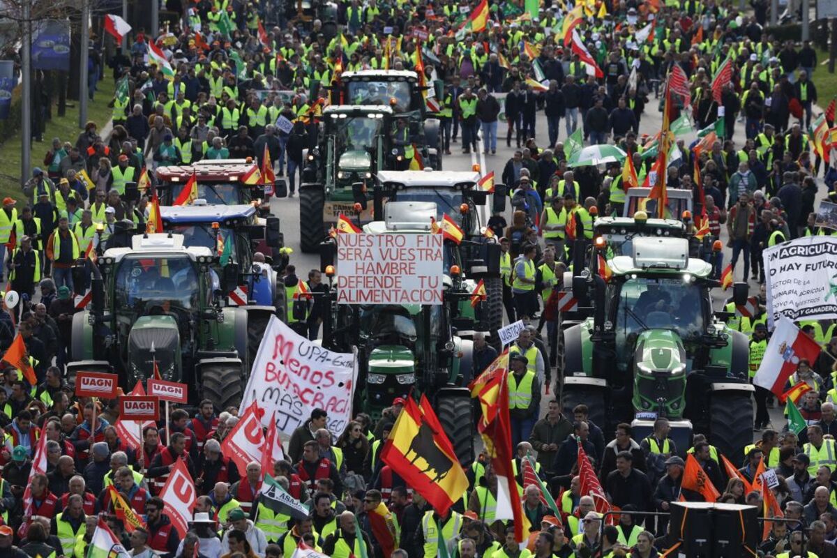 Marcha de agricultores en Madrid  / El Día de Segovia