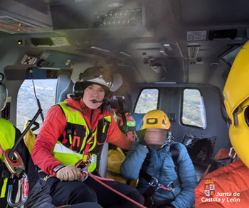 Rescatan a una mujer de 67 años en la Sierra de Ayllón