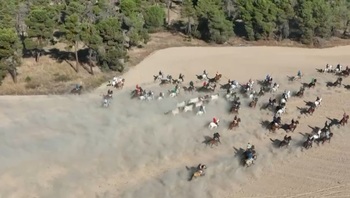 Encierro de campo para recordar en Nava de la Asunción