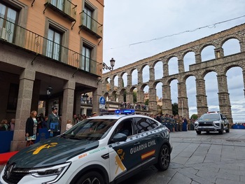 La Guardia Civil celebra su fiesta tras la lluvia