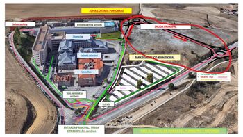 Los accesos al Hospital General cambiarán a partir del lunes