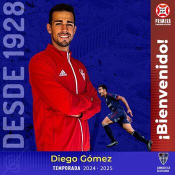 Diego Gómez regresa a la Gimnástica Segoviana