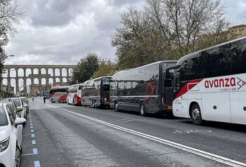 ¿Dónde aparcar el bus?