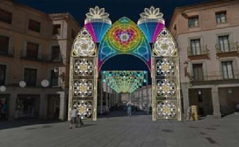 La avenida del Acueducto tendrá una galería navideña luminosa